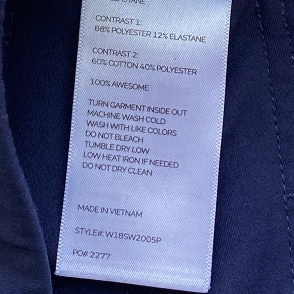 FIGS Technical Collection Zamora Ankle Cuff Tapered Leg Blue Scrub Jogger Pants - Picture 15 of 16